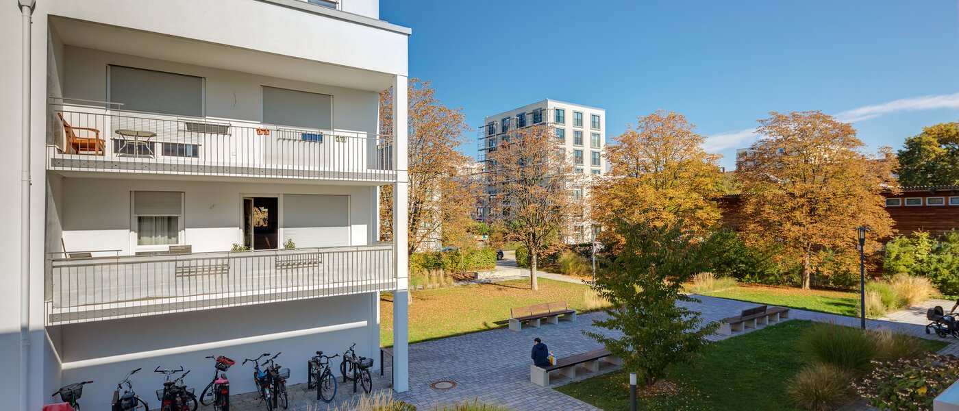квартира München Schwabing-West 06 вид из окна 7518