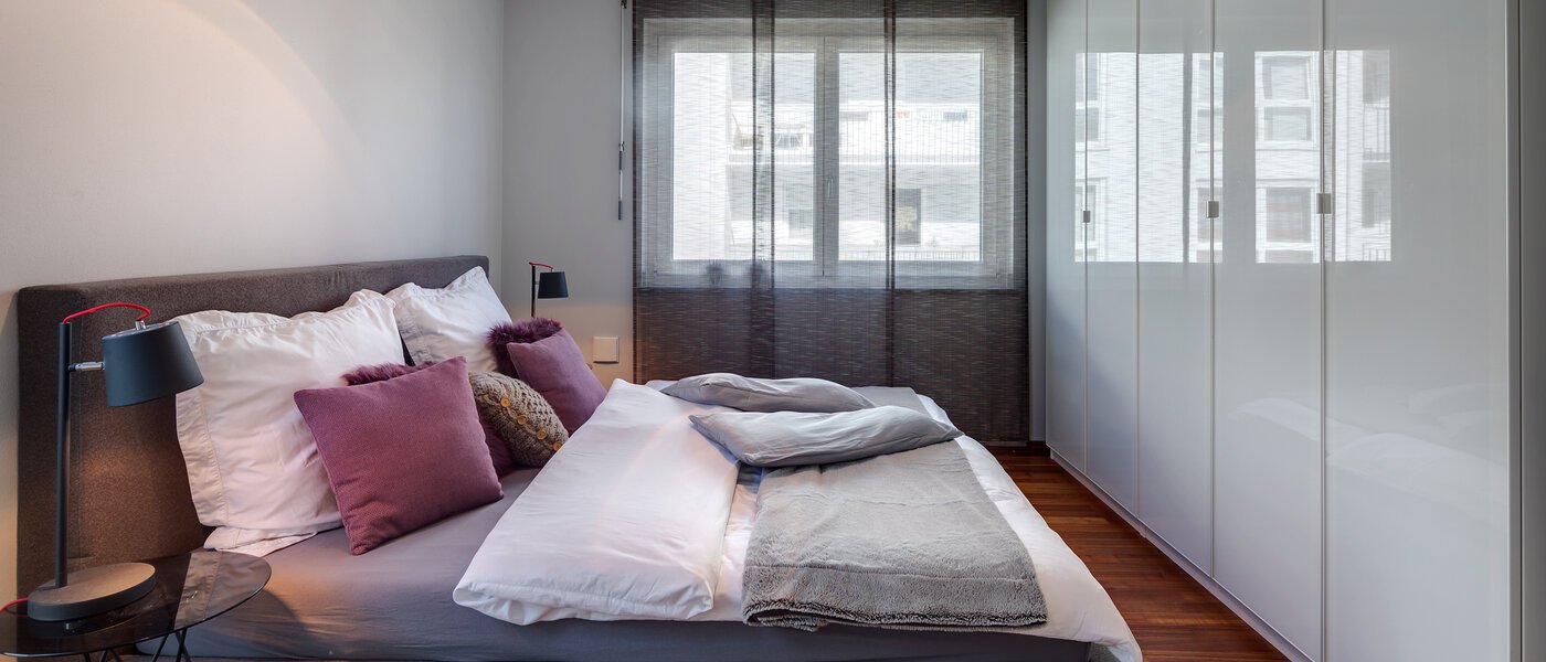 квартира München Schwabing-West 01 спальная комната 7518