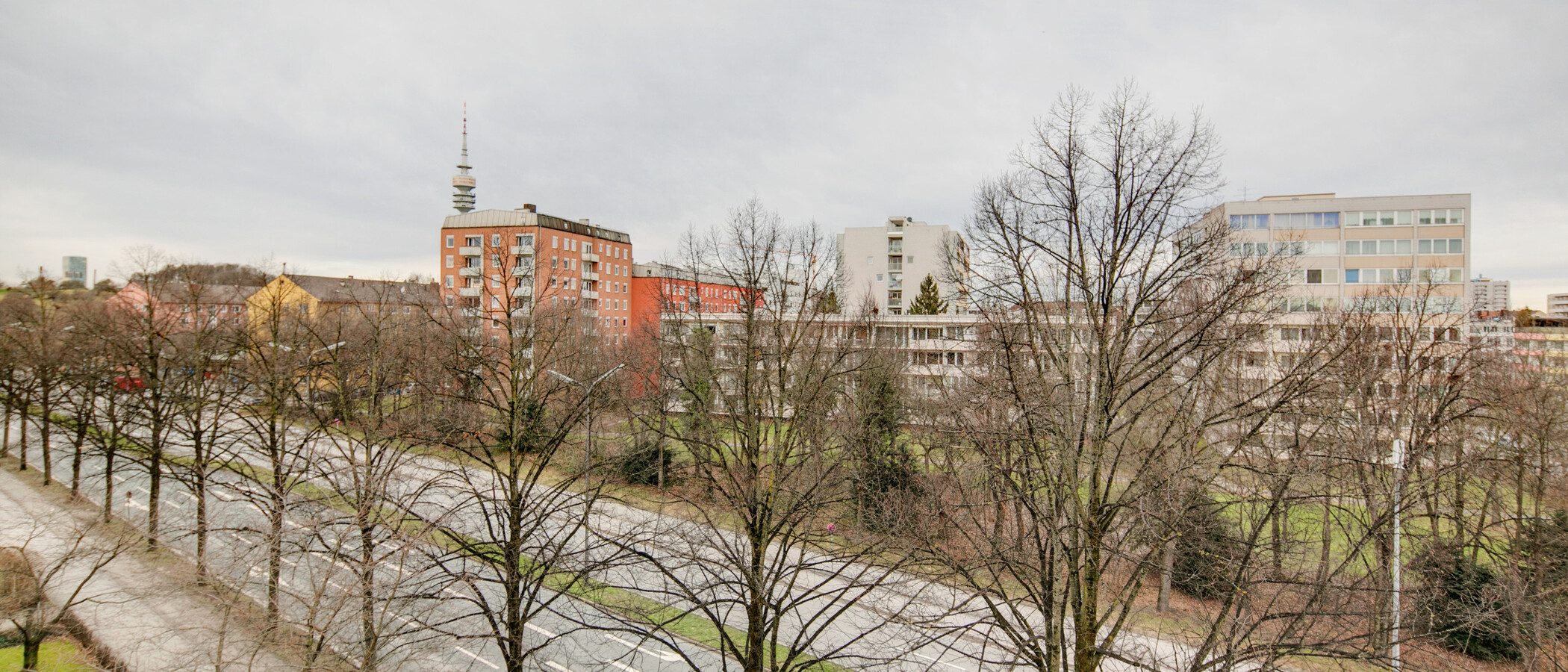 квартира München Schwabing-West (rund um den Bonner Platz) 01 вид из окна 7519