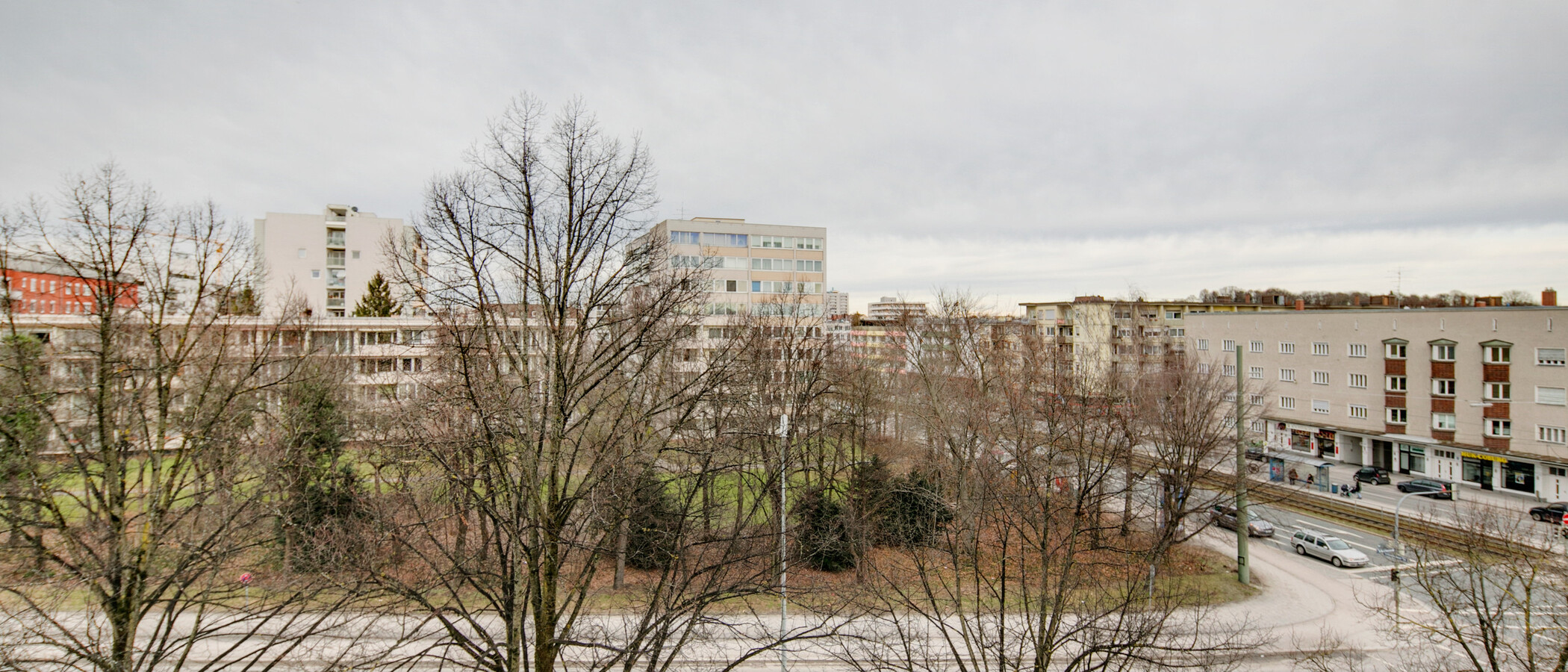 квартира München Schwabing-West (rund um den Bonner Platz) 02 вид из окна 7519