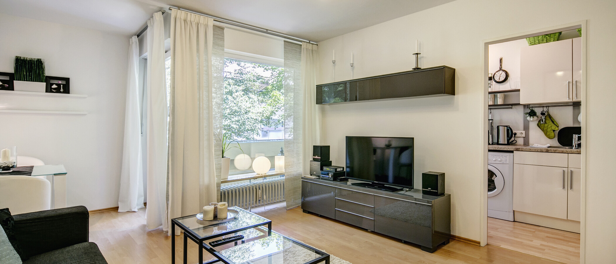 квартира München Harlaching 03 гостиная 7584