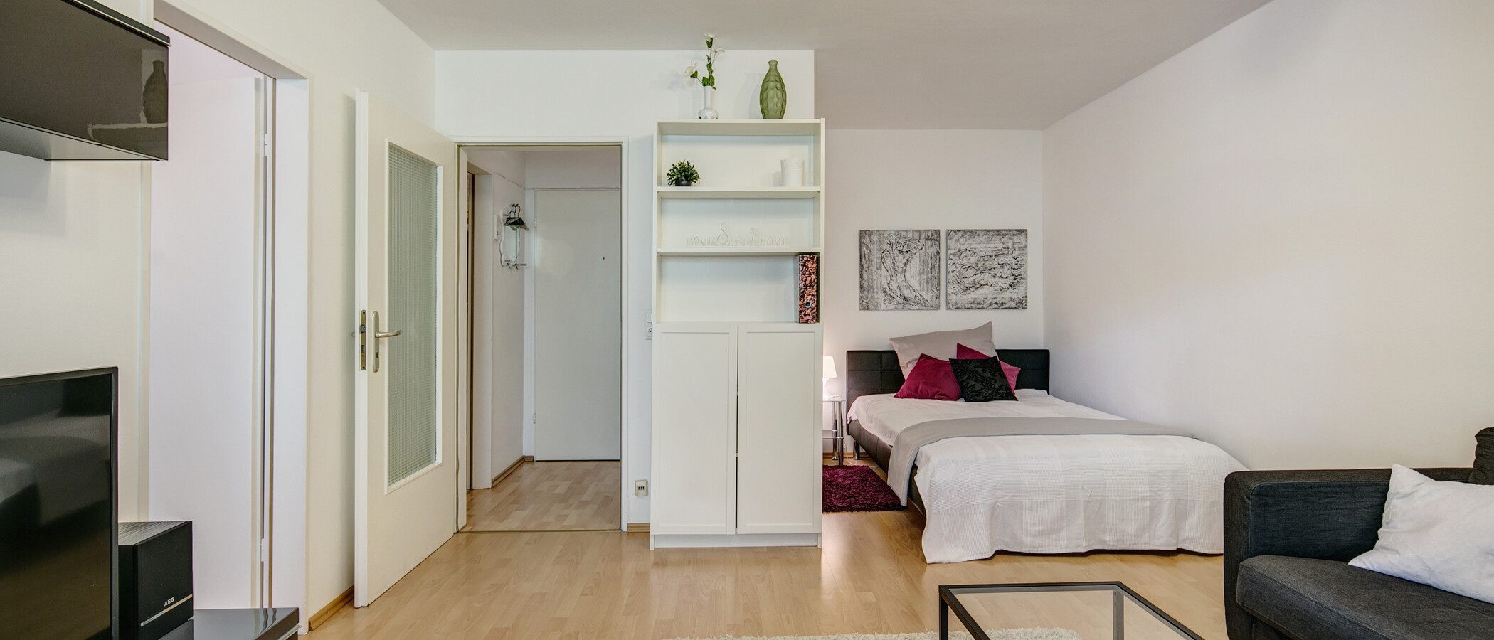 квартира München Harlaching 04 гостиная 7584