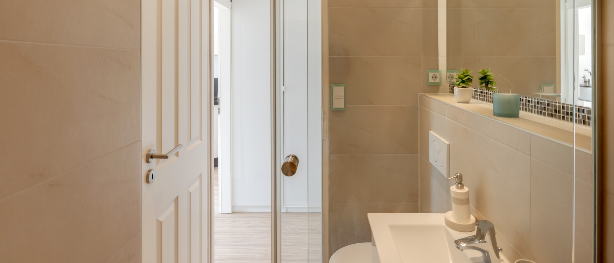 квартира München Neuhausen 02 ванная комната 7597