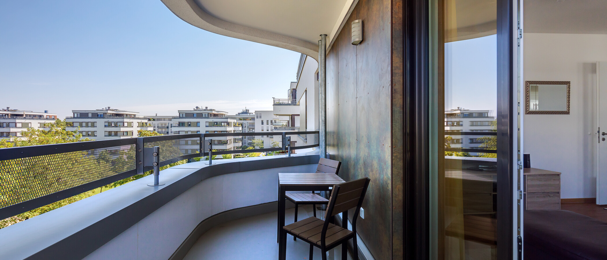 квартира München Parkstadt Schwabing 01 балкон 7611