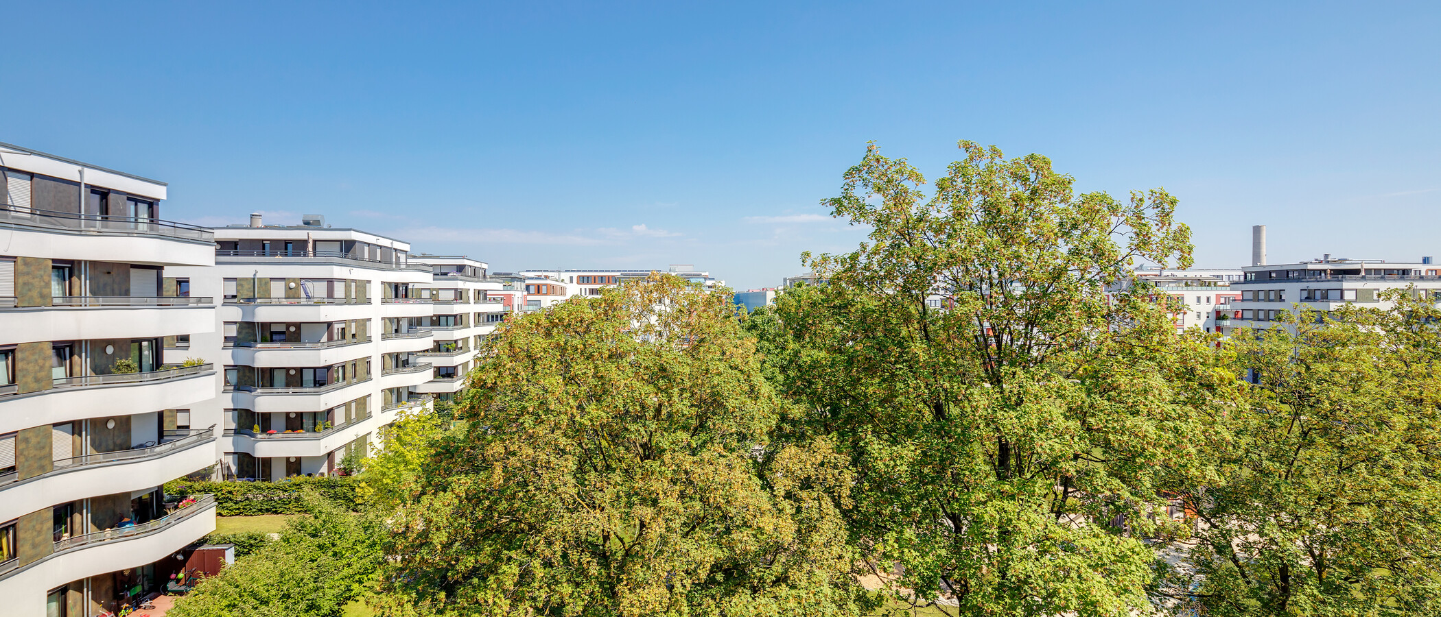 квартира München Parkstadt Schwabing 04 вид из окна 7611