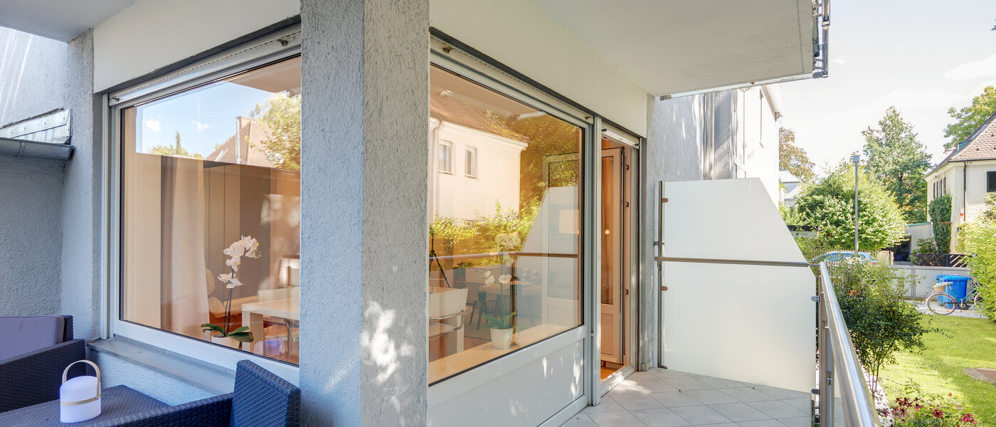 квартира München Bogenhausen 01 балкон 7629