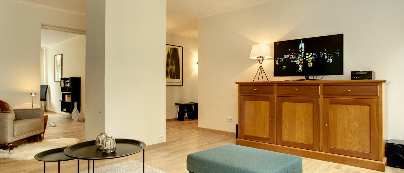 квартира München Lehel 03 гостиная 7684