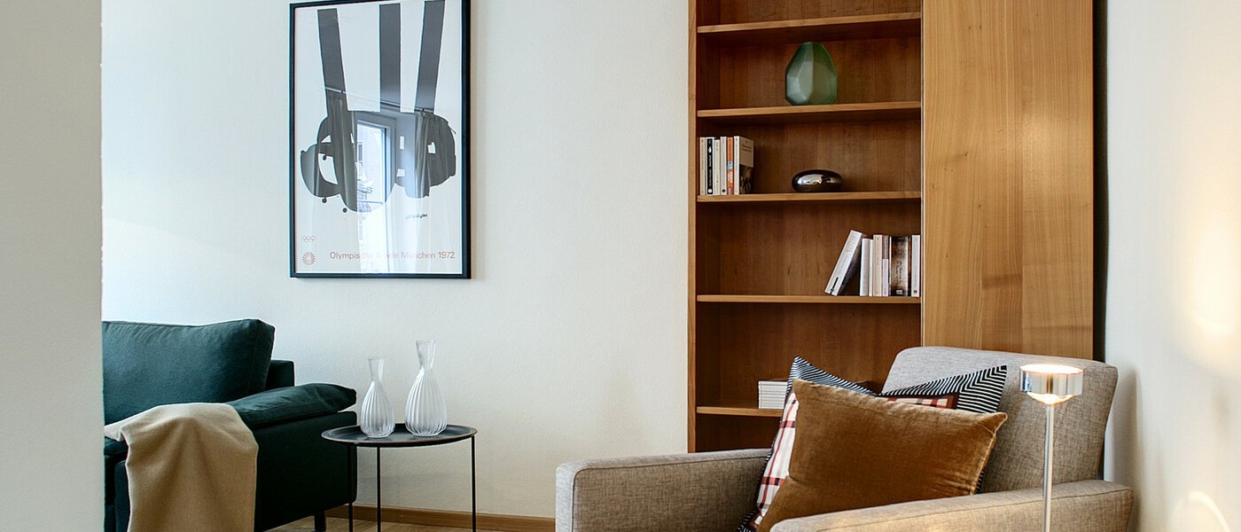 квартира München Lehel 05 гостиная 7684