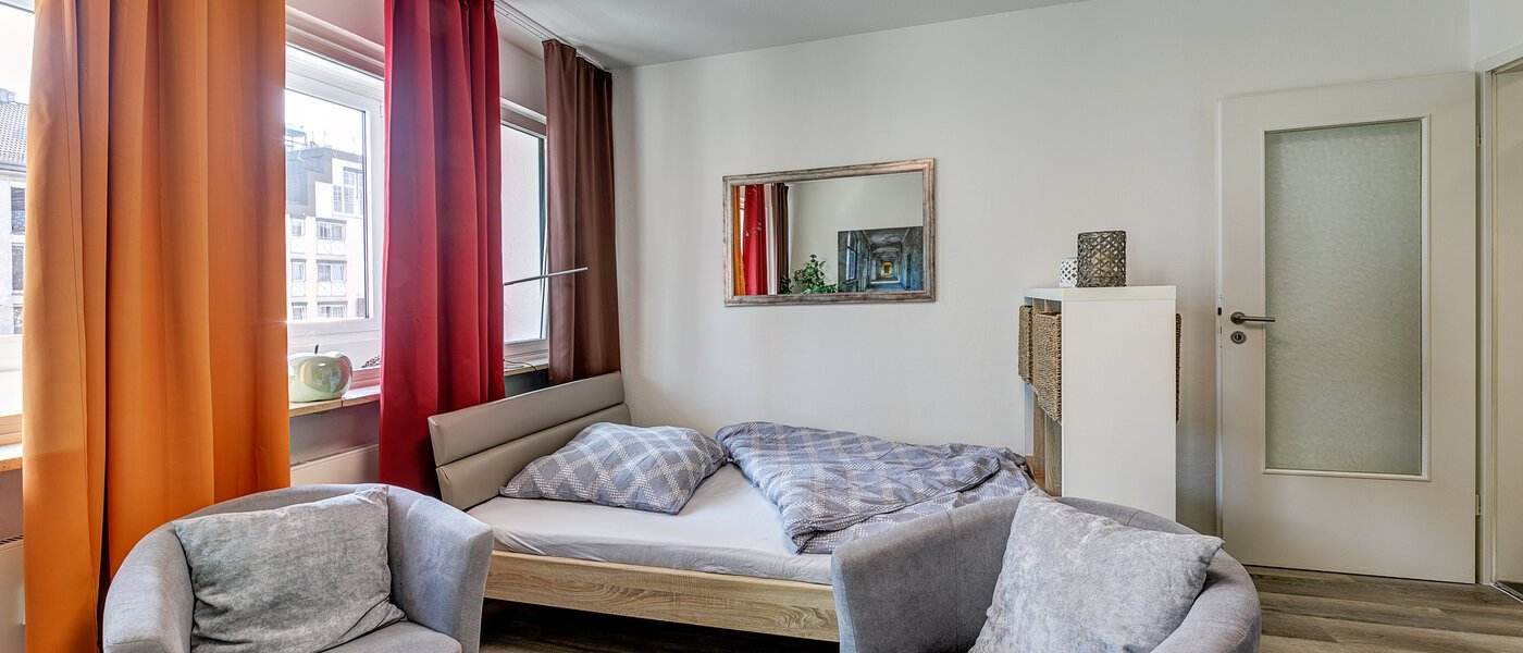 квартира München Schwabing (links der Leopoldstraße) 01 зона для сна 7687