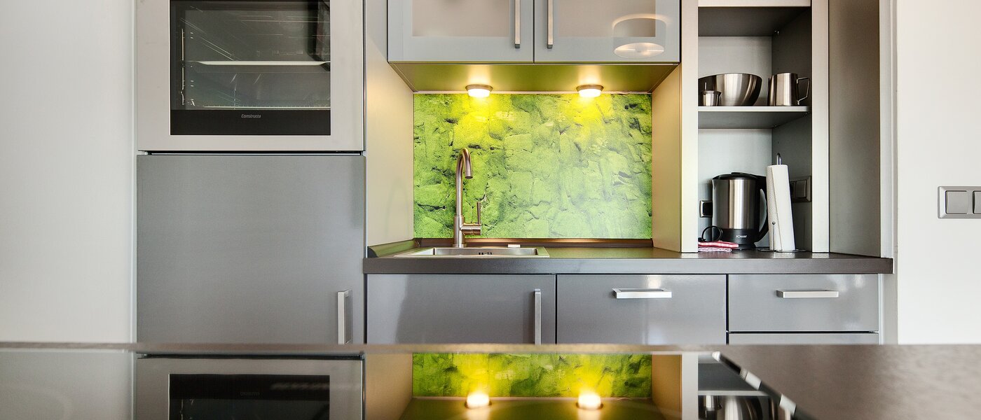 мансардная квартира München Schwabing-West (rund um den Hohenzollernplatz) 02 кухня 7704