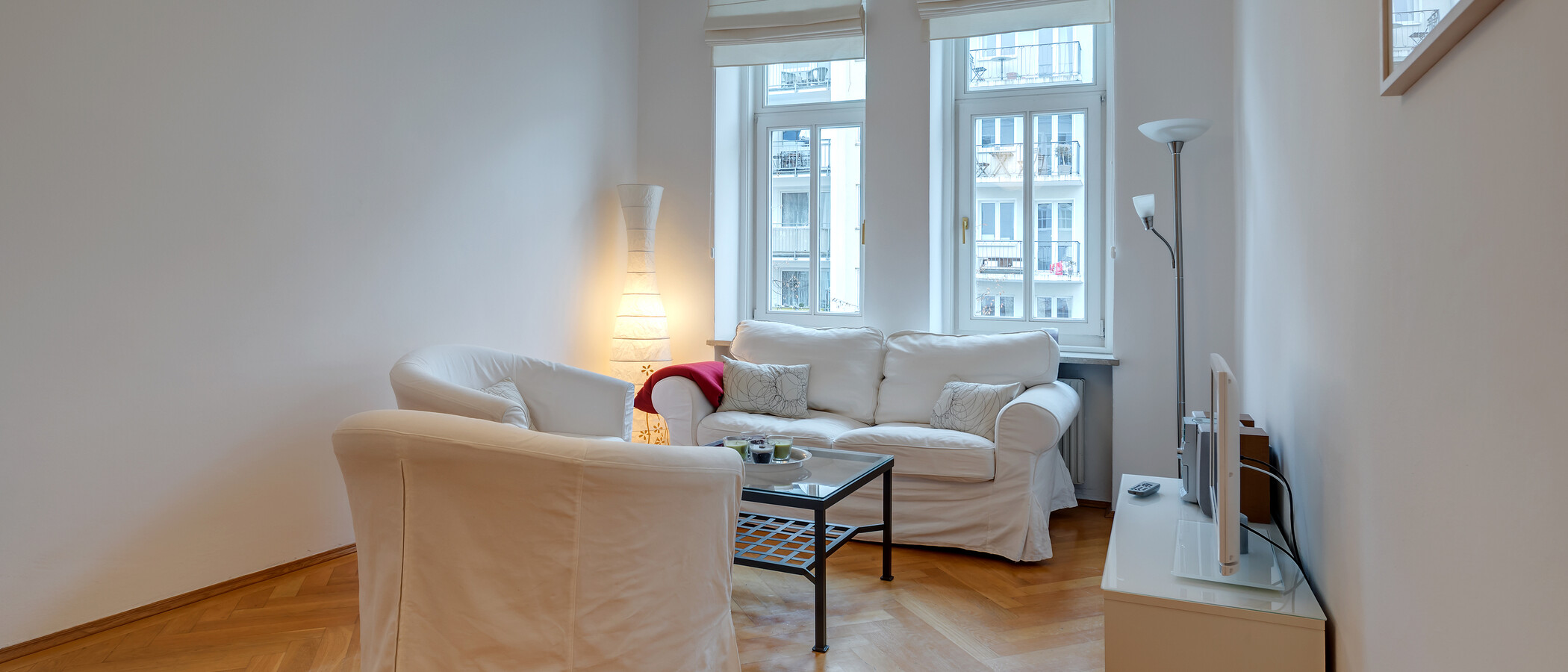 квартира München Schwabing-Nord (zw. Belgrad- & Leopoldstraße) 02 гостиная 7732