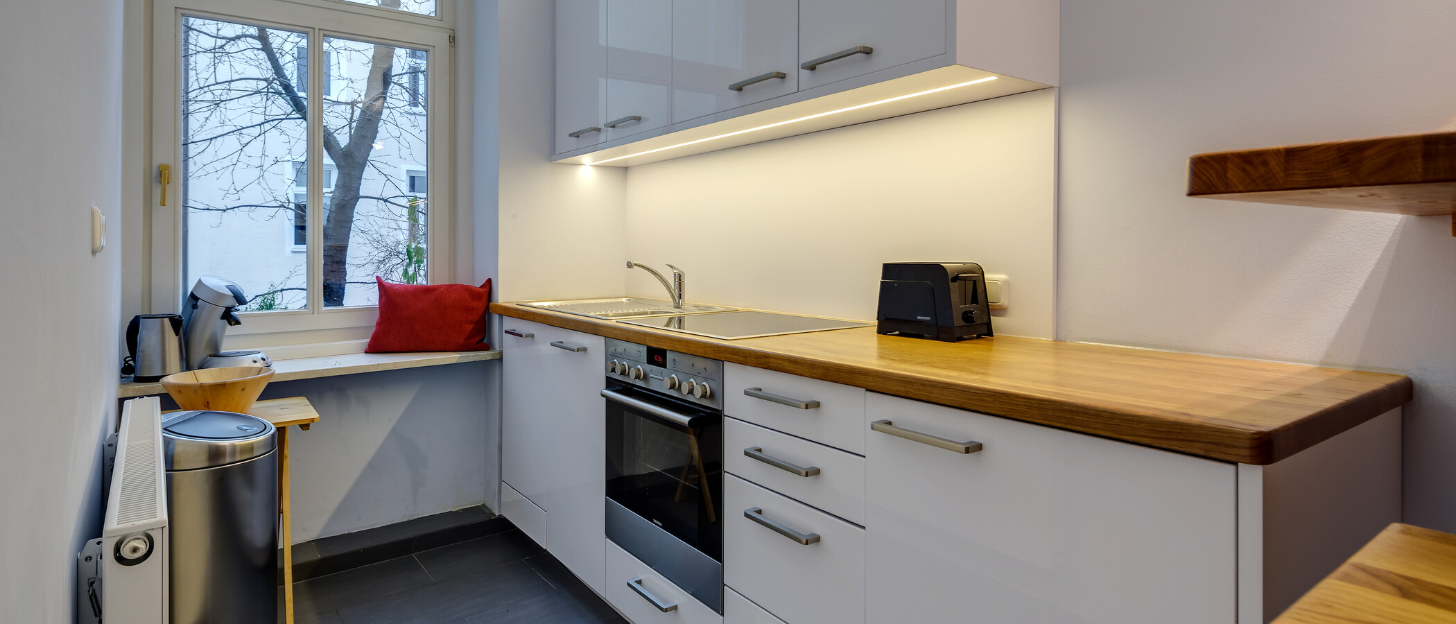 квартира München Schwabing-Nord (zw. Belgrad- & Leopoldstraße) 01 кухня 7732