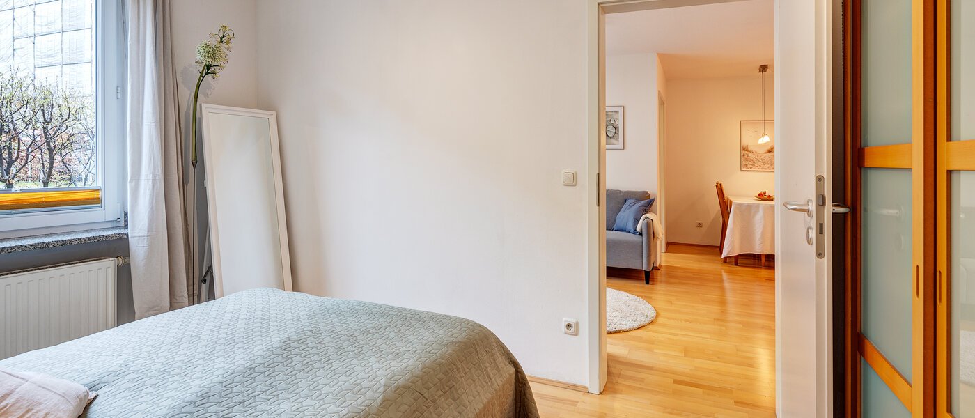 квартира München Parkstadt Schwabing 03 спальная комната 7742