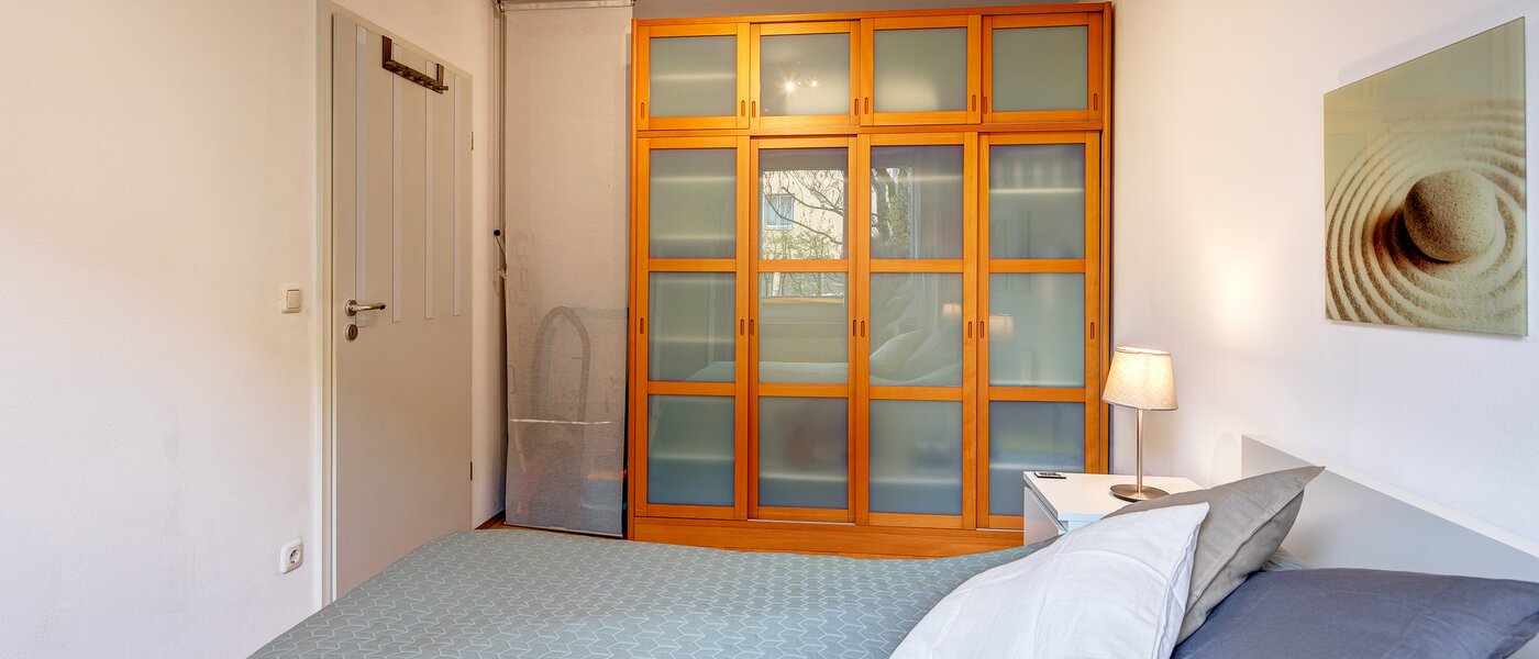 квартира München Parkstadt Schwabing 04 спальная комната 7742