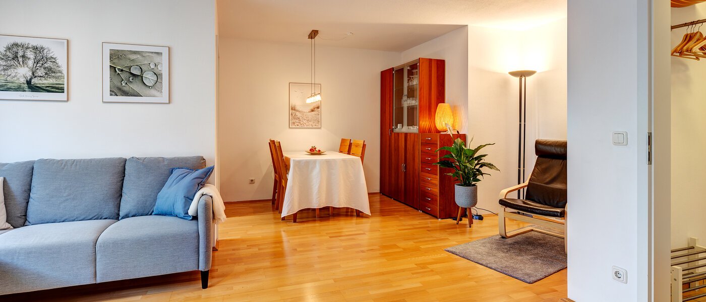 квартира München Parkstadt Schwabing 02 гостиная 7742