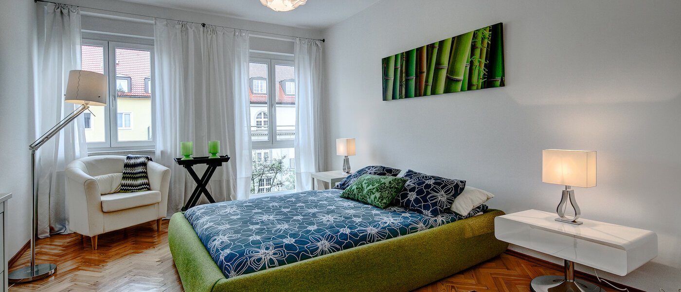 квартира München Schwabing (links der Leopoldstraße) 01 спальная 7776