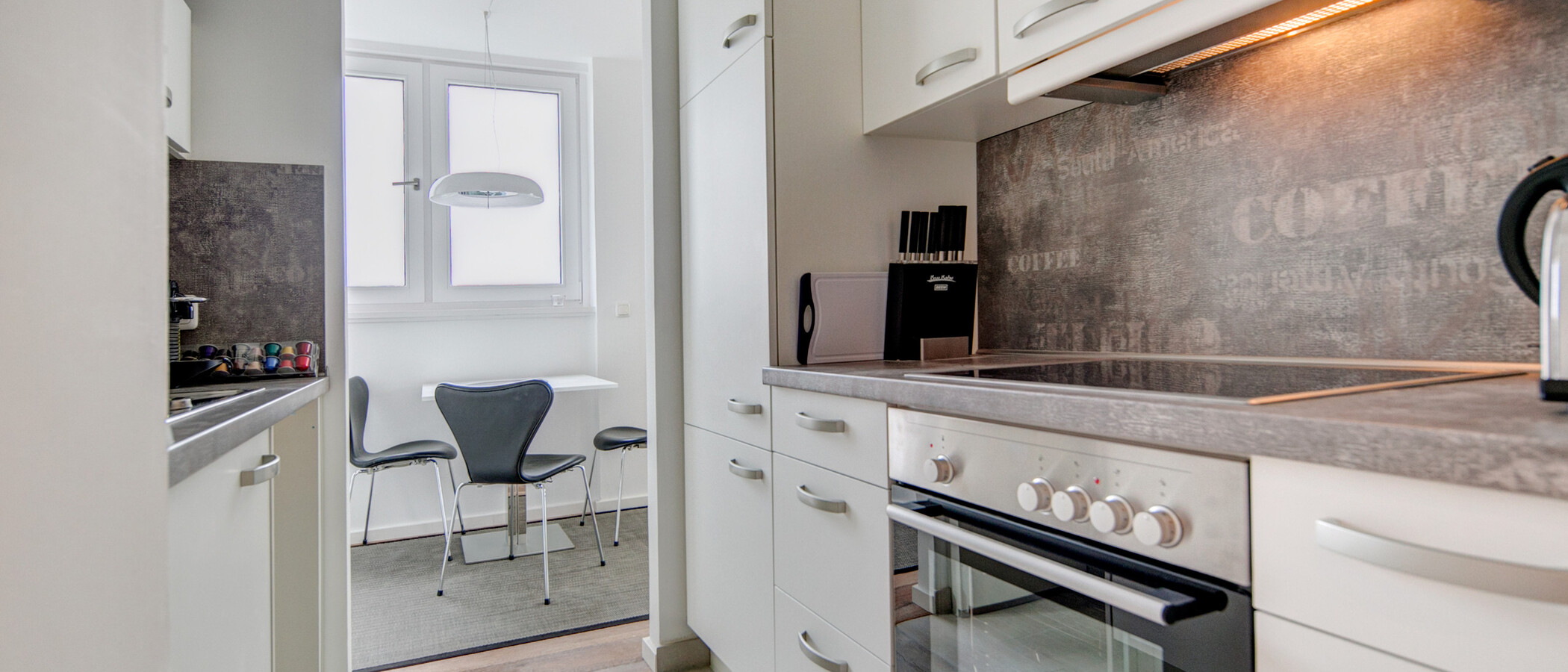 квартира München Schwabing-Nord (zw. Leopoldstraße & Englischen Garten) 03 кухня 7791