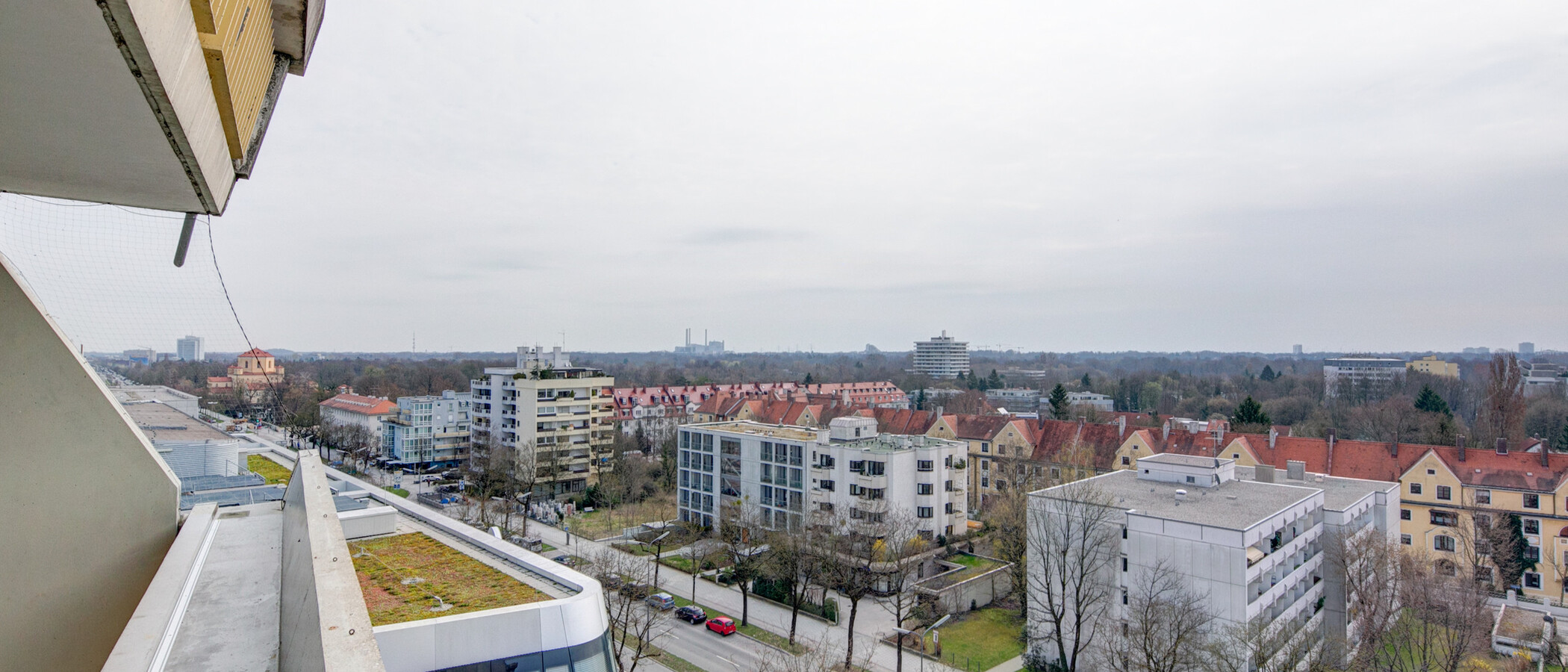 квартира München Schwabing-Nord (zw. Leopoldstraße & Englischen Garten) 02 вид из окна 7791