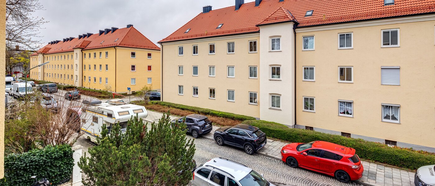 квартира München Milbertshofen 01 вид из окна 7798