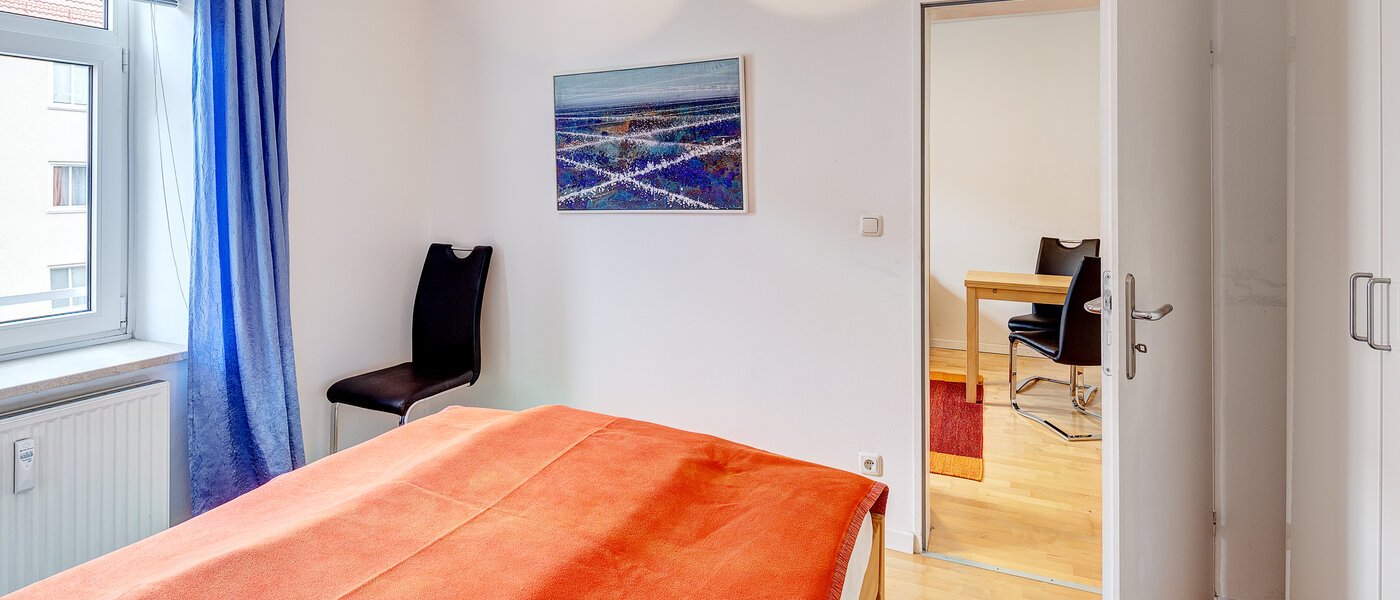 квартира München Milbertshofen 02 спальная комната 7798