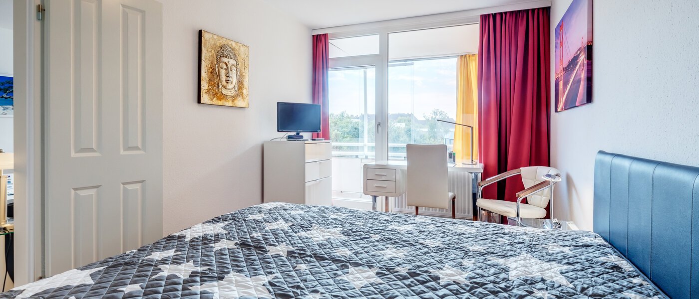 квартира München Johanneskirchen 02 спальная комната 7811