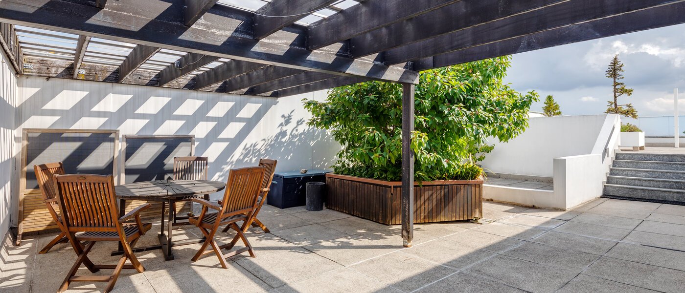 квартира München Arabellapark 02 общая терраса для жильцов дома 7848