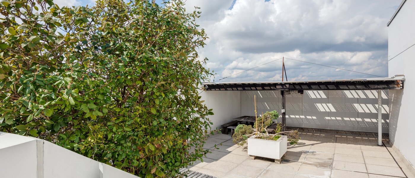 квартира München Arabellapark 03 общая терраса для жильцов дома 7848