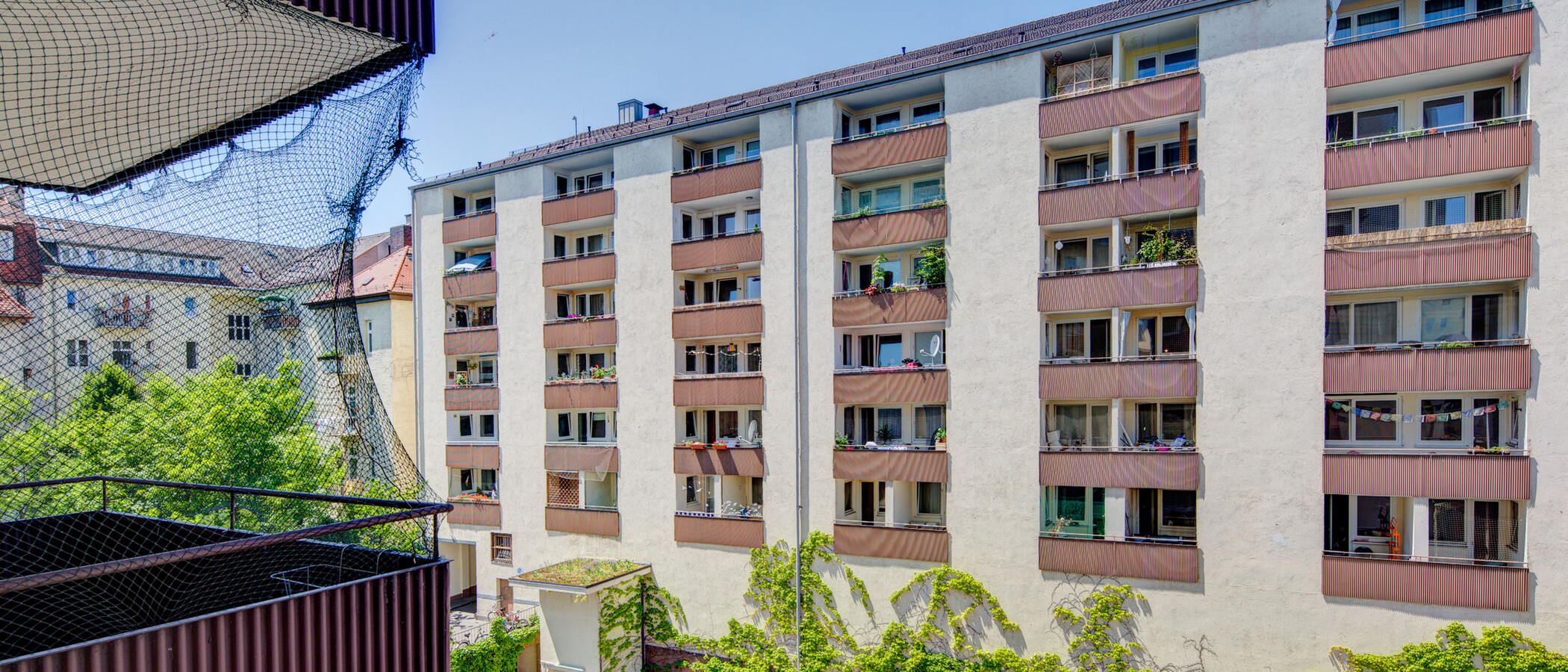 квартира München Schwabing-West 03 вид из окна 7854