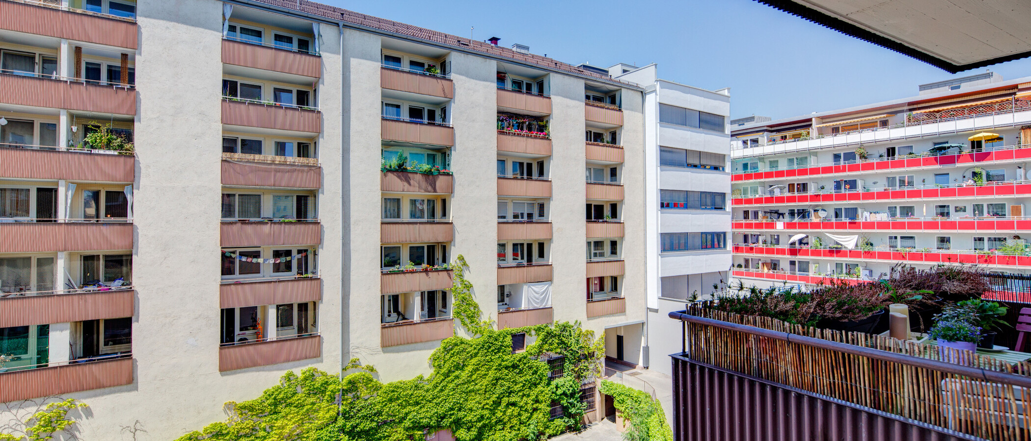 квартира München Schwabing-West 04 вид из окна 7854