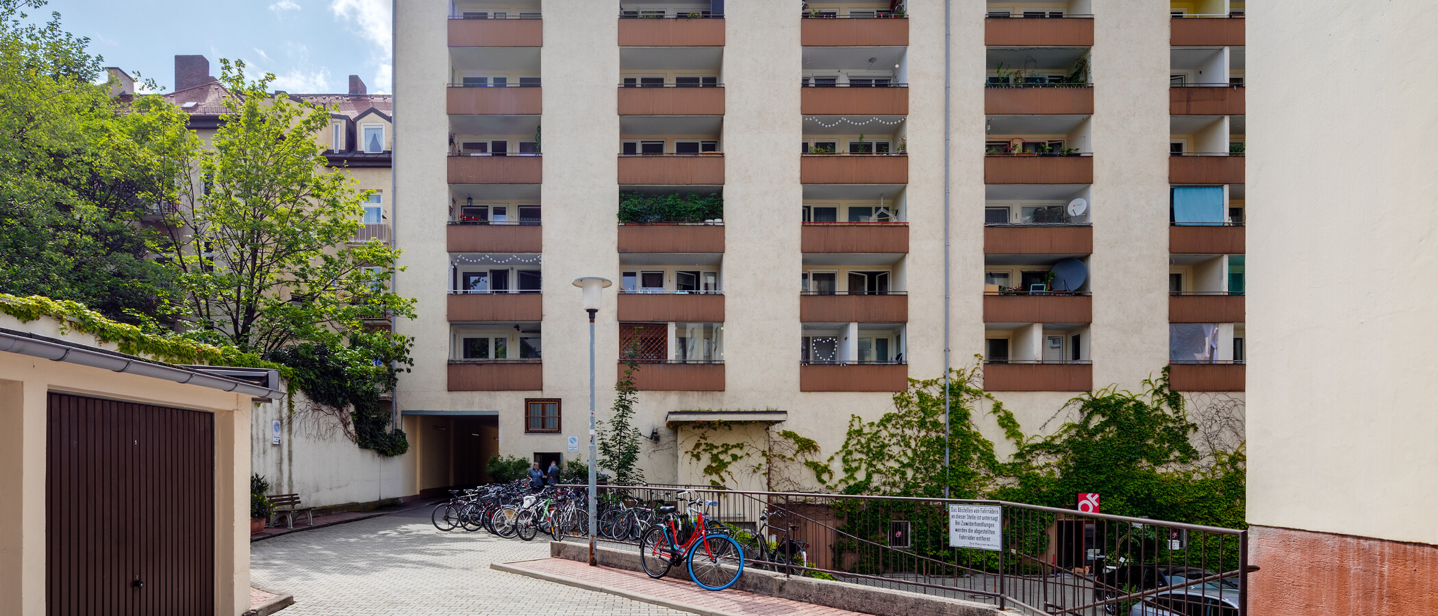 квартира München Schwabing-West 01 внутренний двор  7854