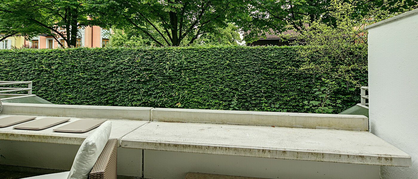 квартира München Nymphenburg 01 вид из окна 7880