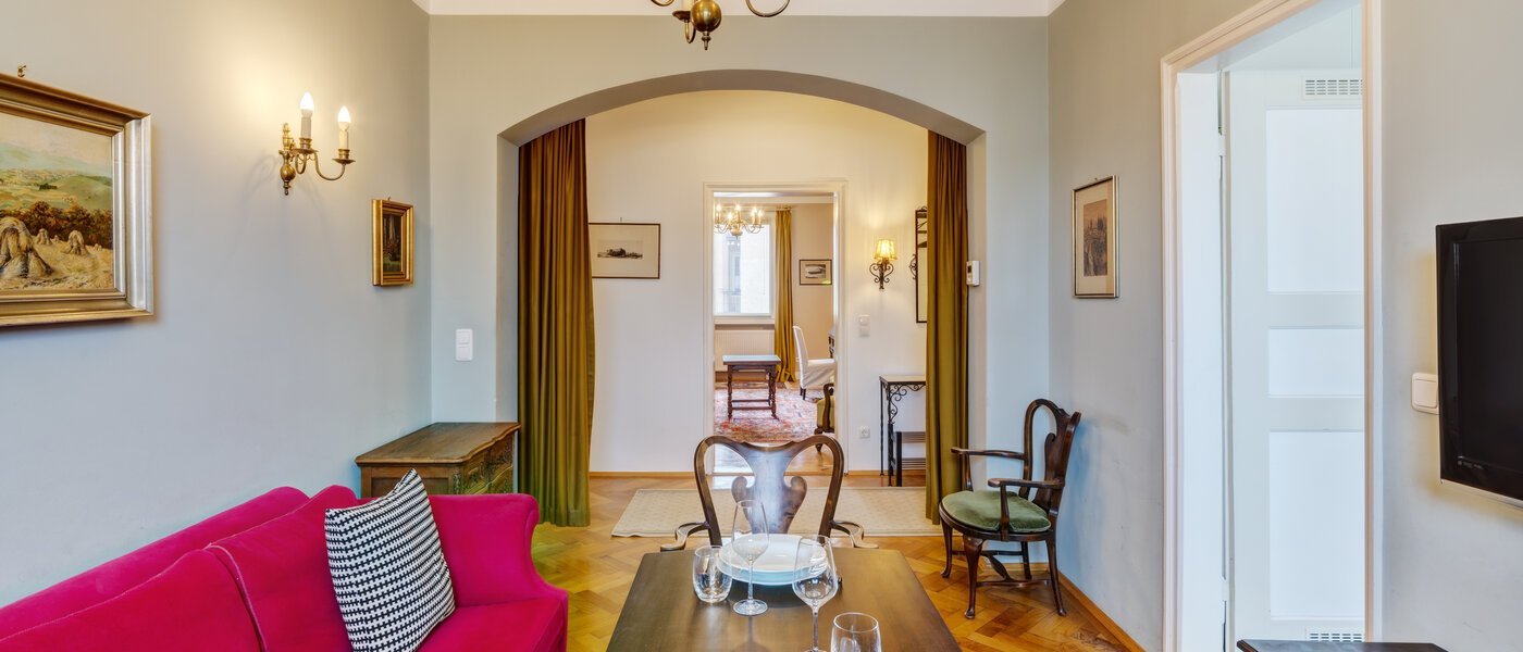 квартира München Maxvorstadt - Universitätsviertel 02 жилое пространство 7887