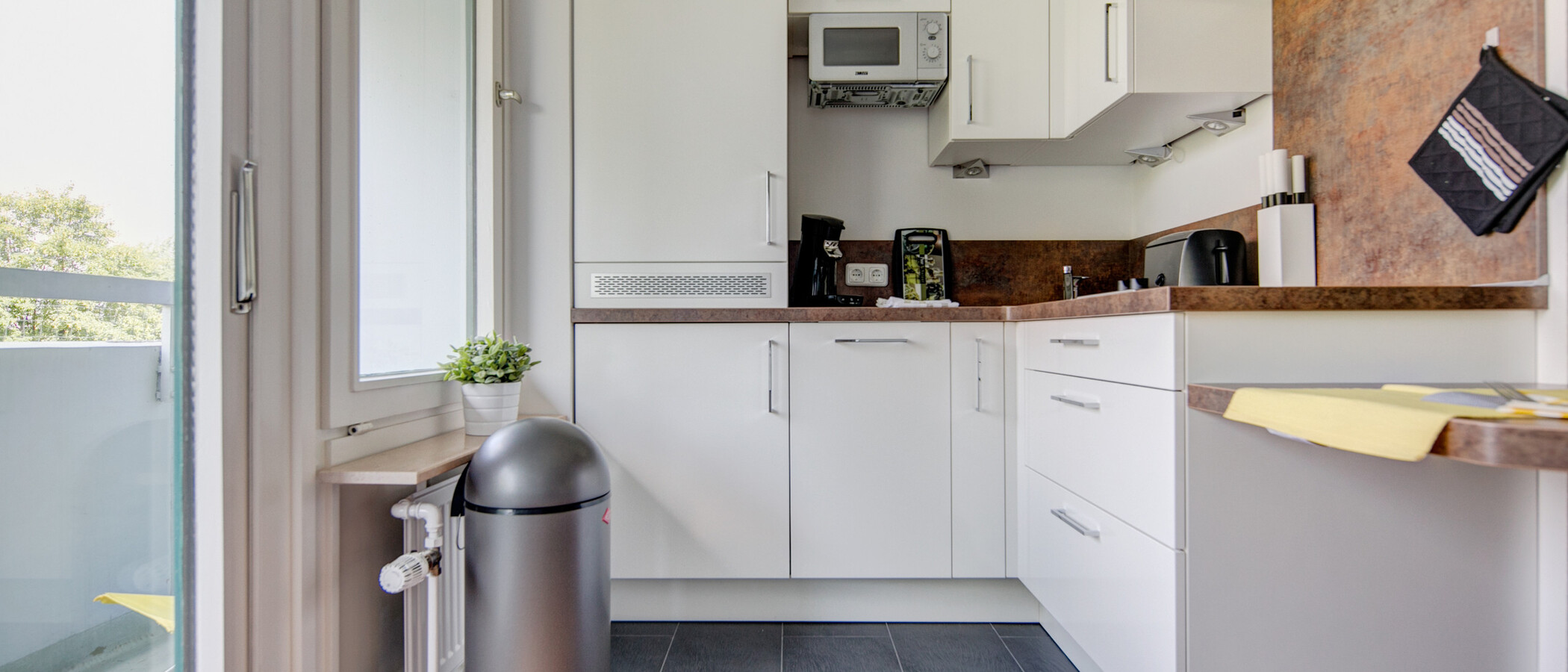 квартира München Parkstadt Solln 01 кухня 7891