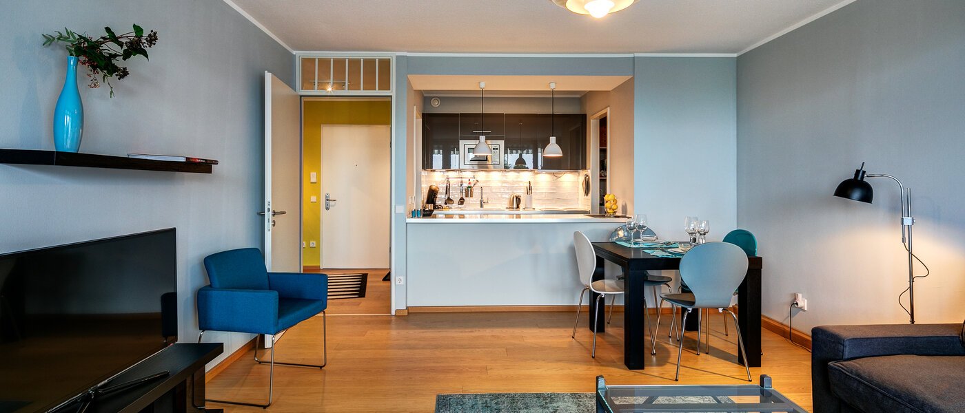 квартира München Olympiadorf 04 гостиная 7900