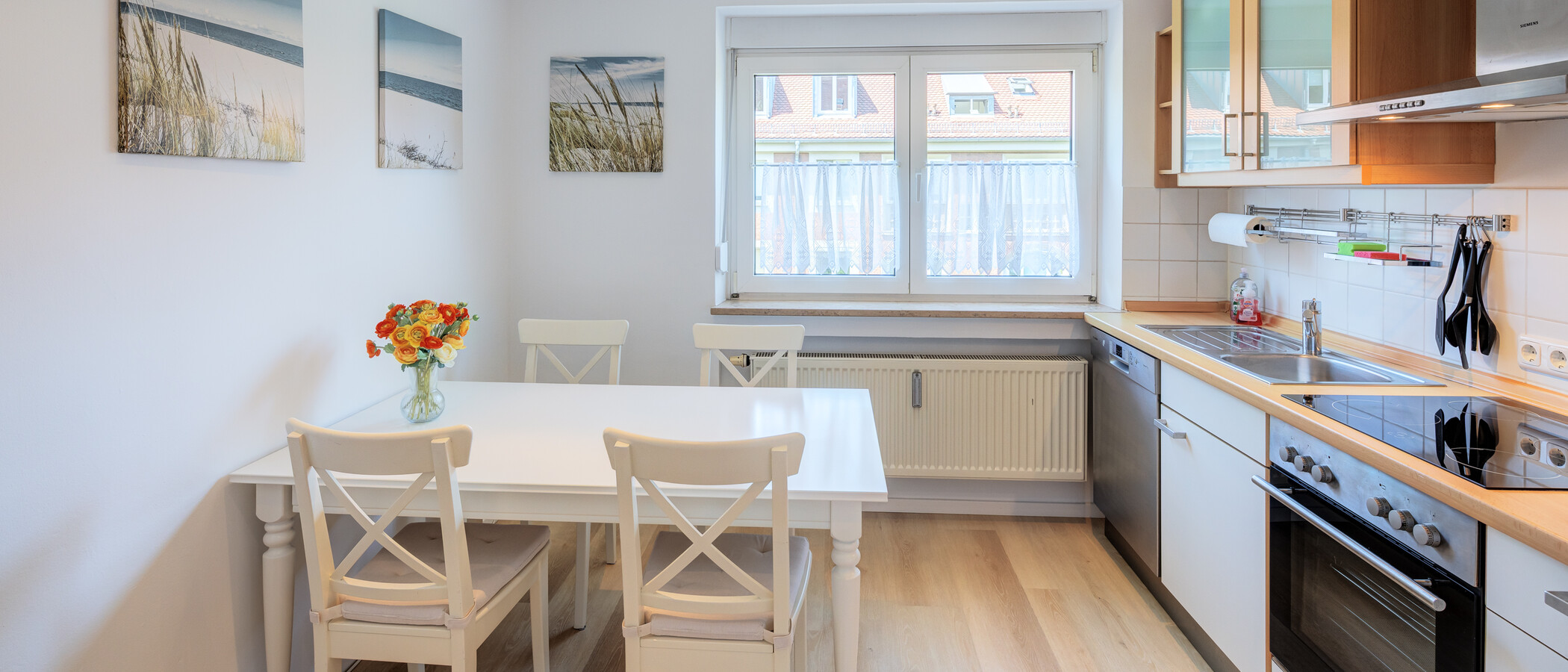 квартира München Schwabing - Alte Heide 01 кухня 7927