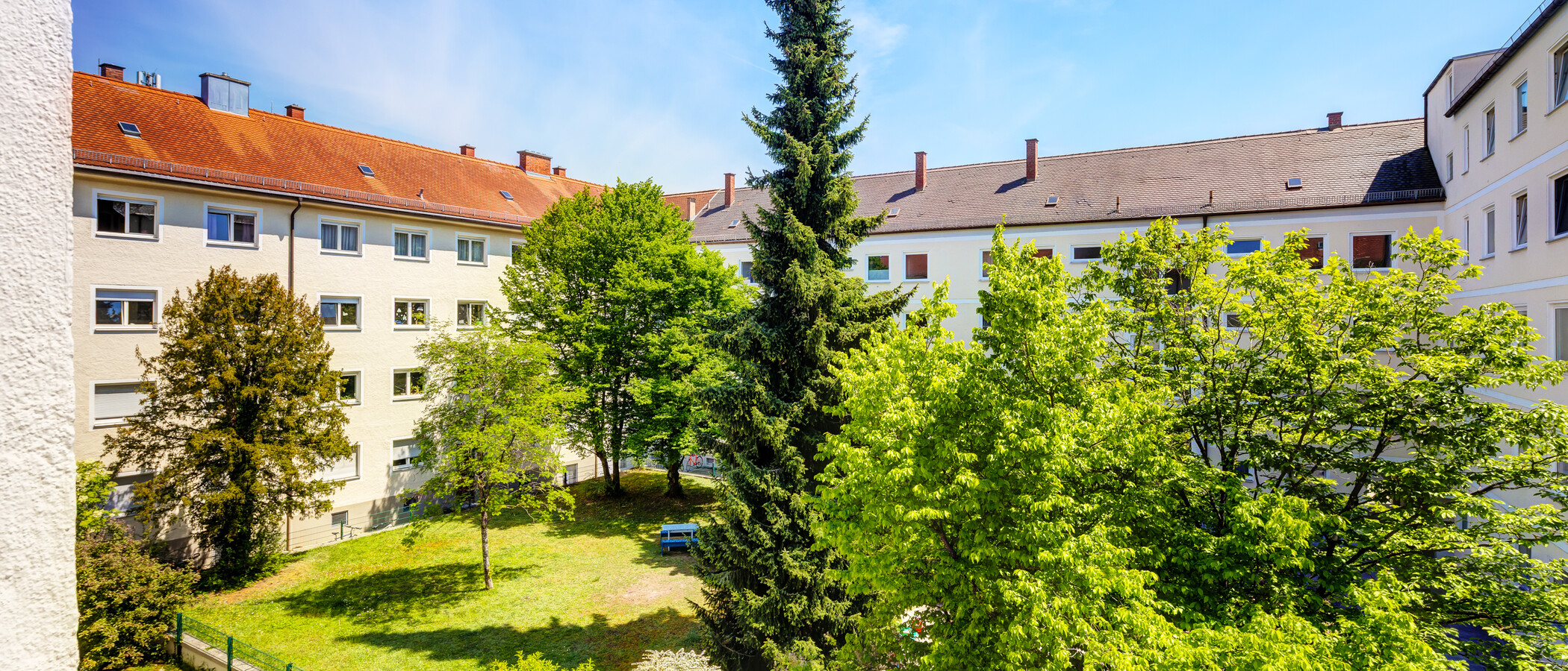 квартира München Schwabing - Alte Heide 01 вид из окна 7927