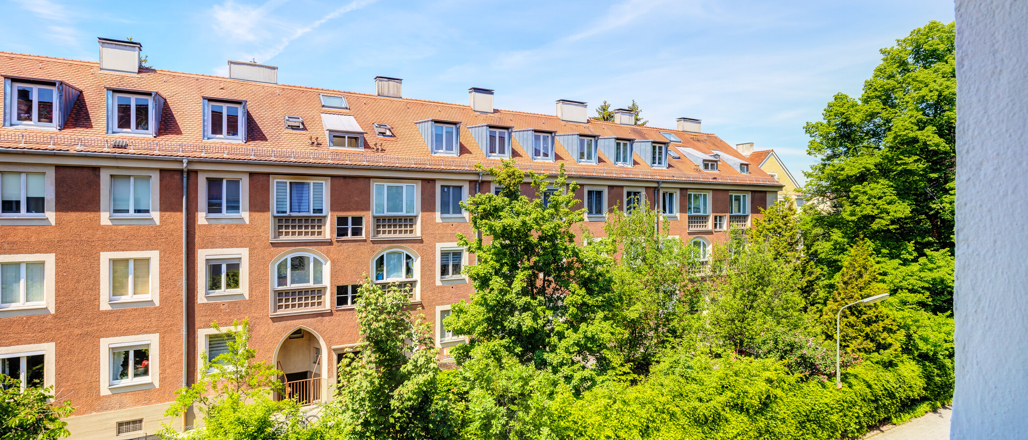 квартира München Schwabing - Alte Heide 04 вид из окна 7927