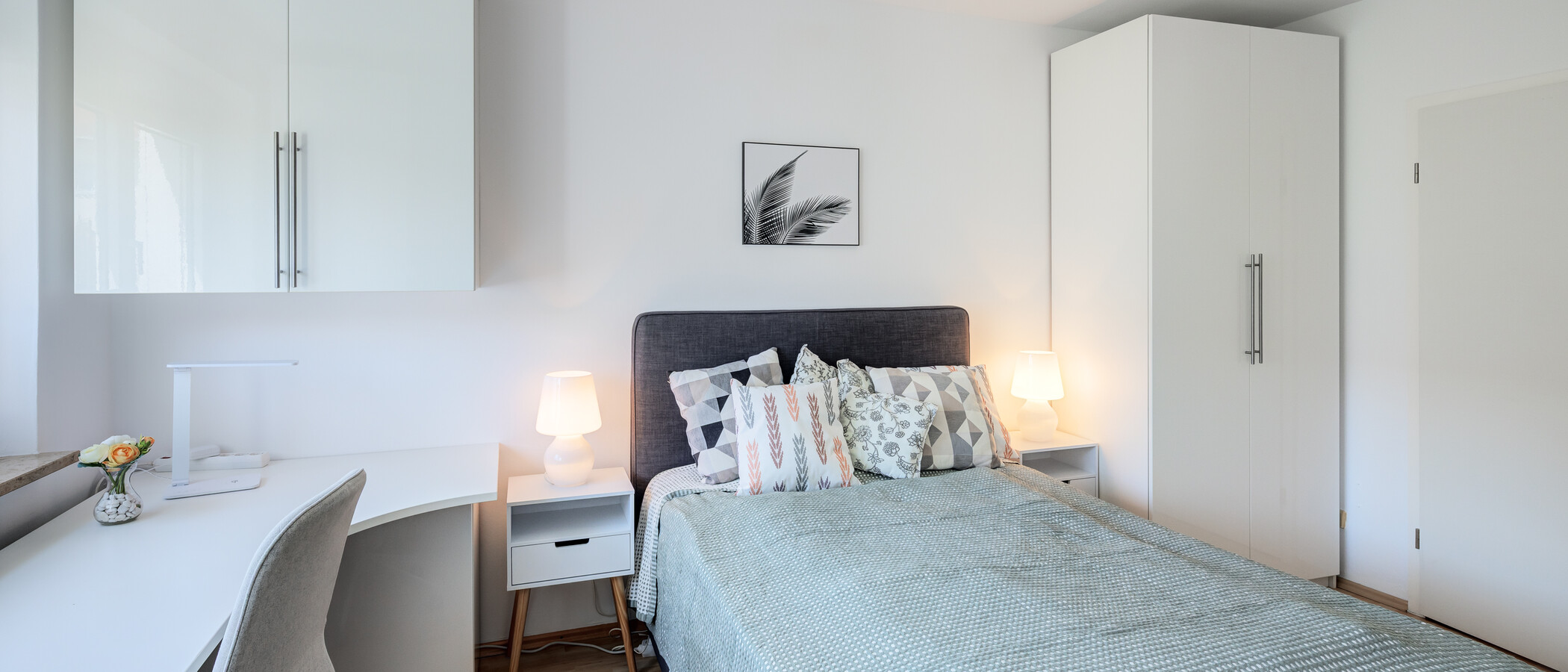 квартира München Schwabing - Alte Heide 01 спальная комната 7927