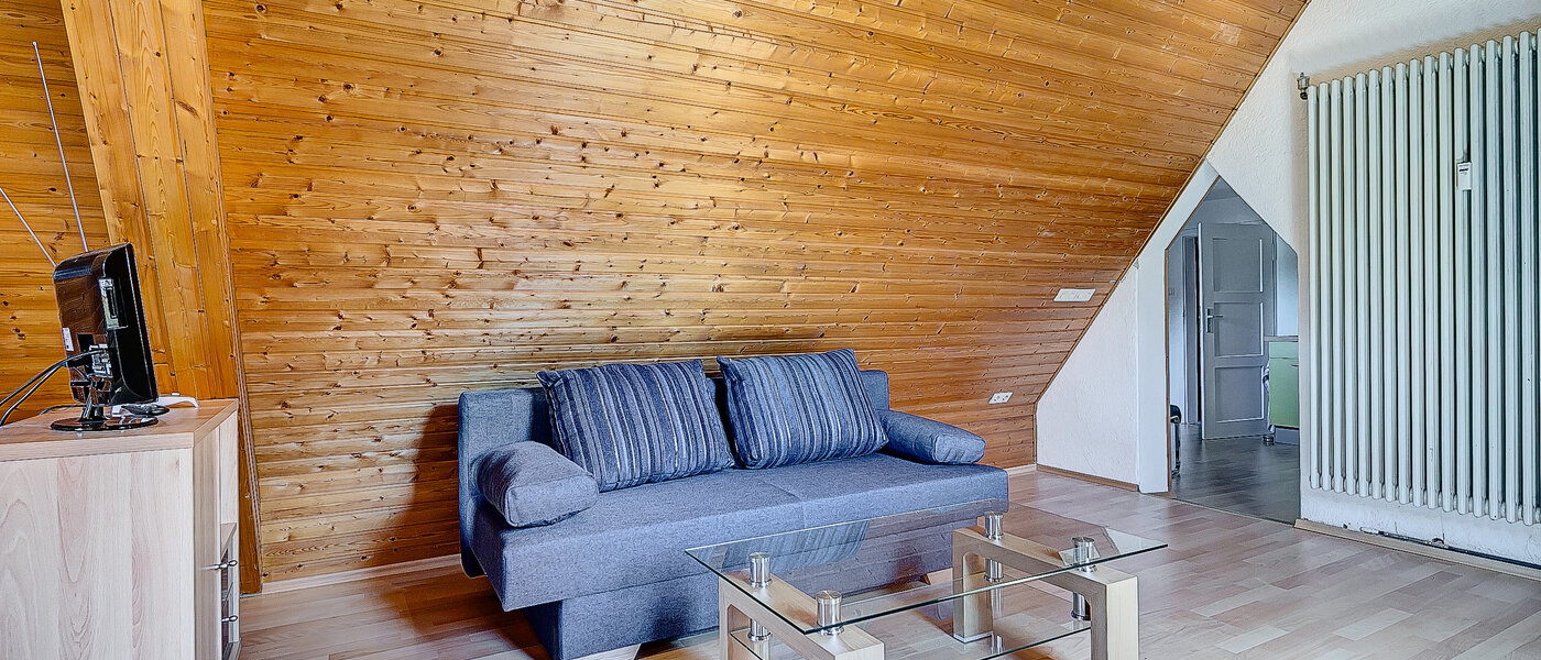 мансардная квартира München Untermenzing 02 гостиная 7937