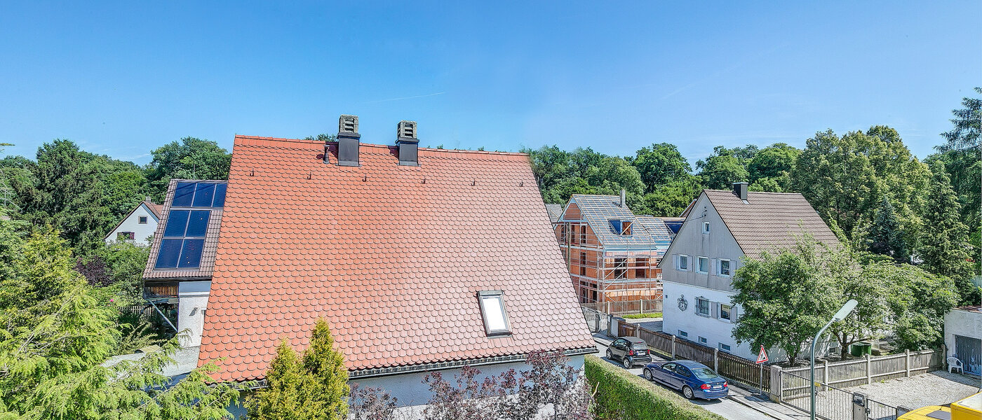 мансардная квартира München Untermenzing 02 вид из окна 7937