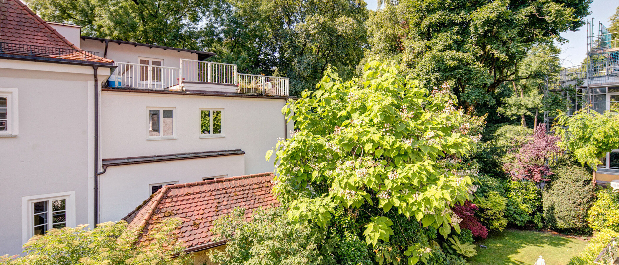 квартира München Nymphenburg 01 вид из окна 7938