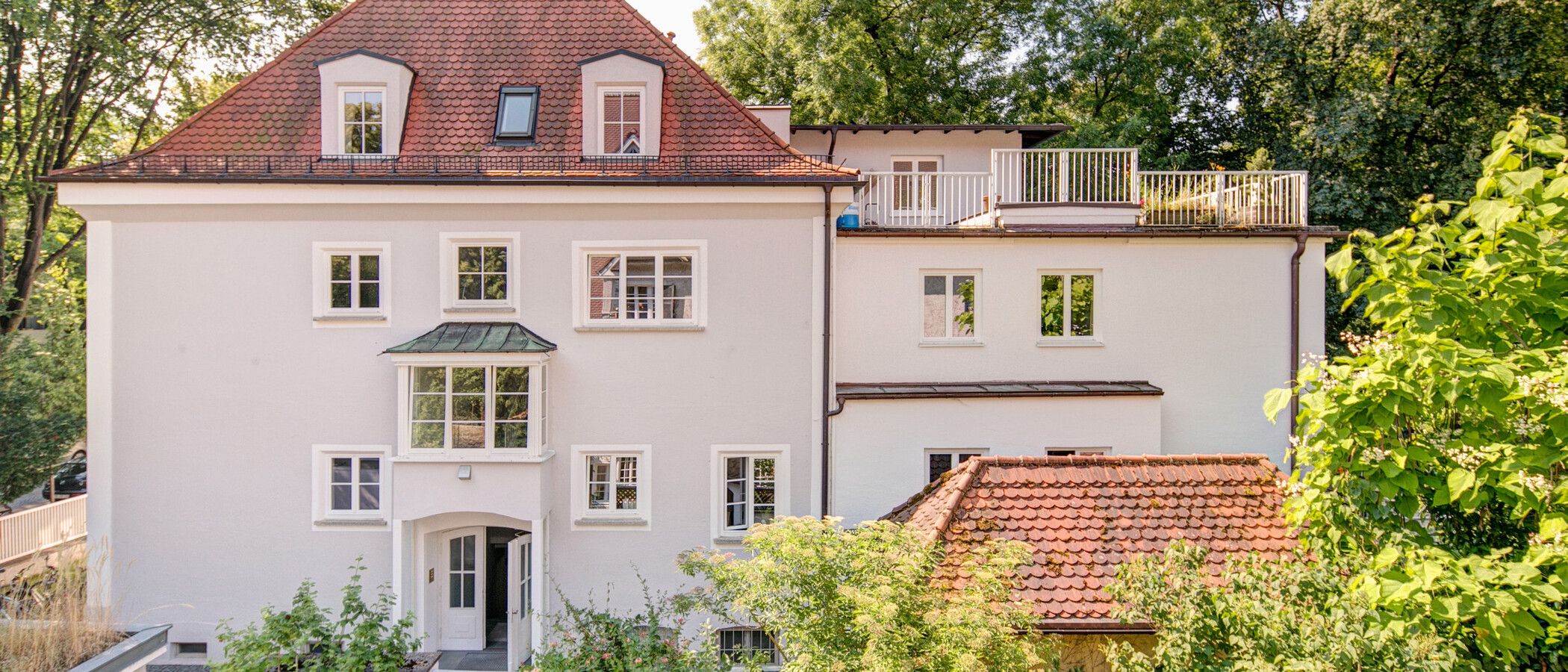 квартира München Nymphenburg 02 вид из окна 7938