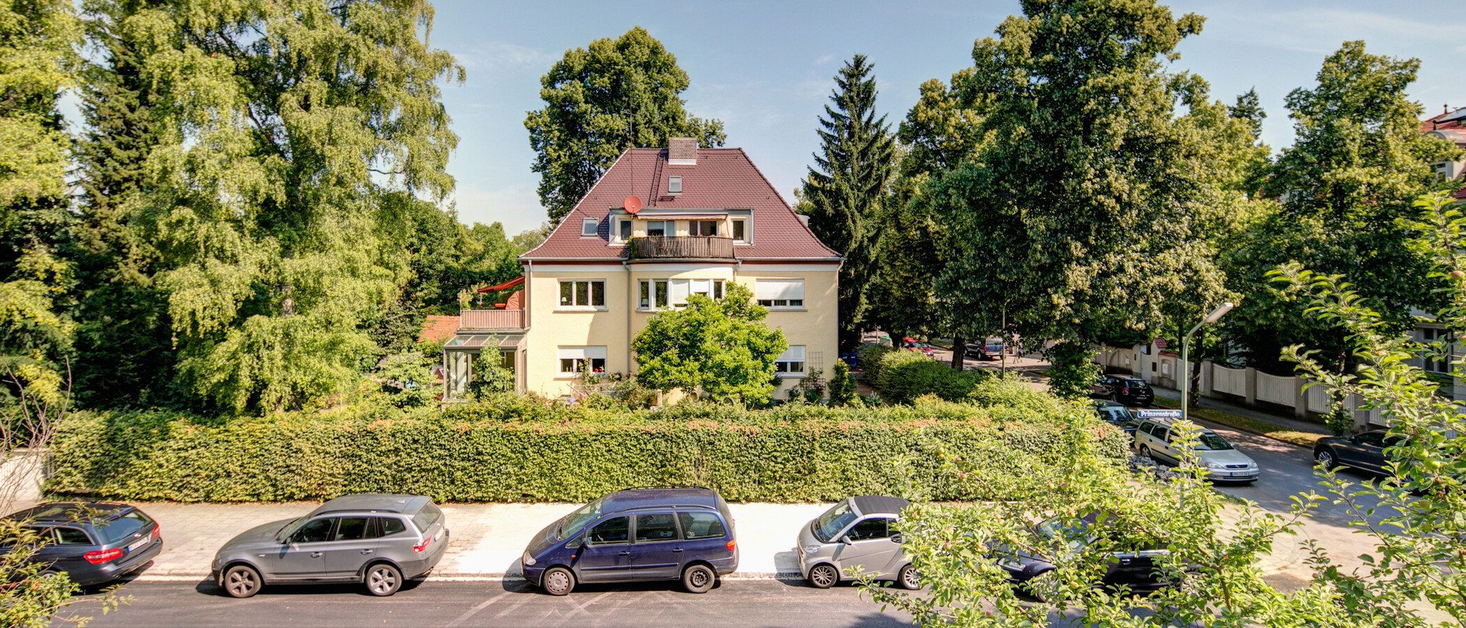 квартира München Nymphenburg 07 вид из окна 7938