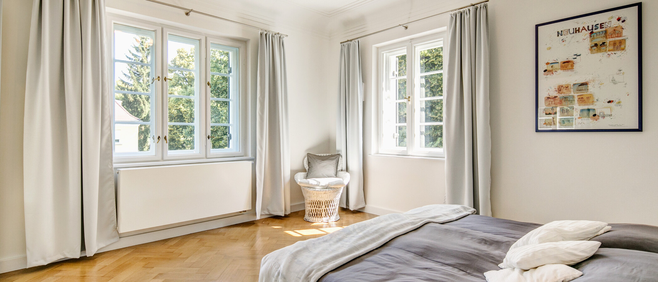 квартира München Nymphenburg 01 2-я спальная комната 7938
