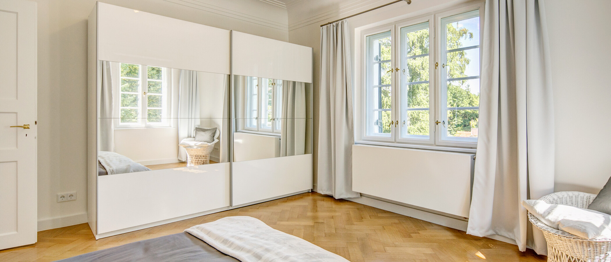 квартира München Nymphenburg 03 2-я спальная комната 7938