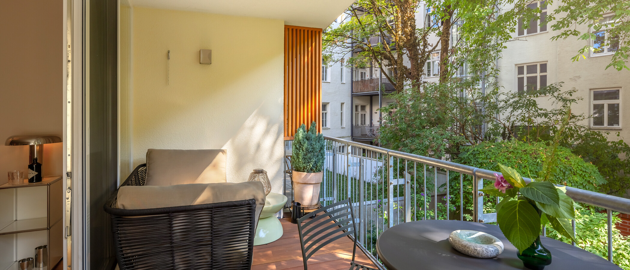 квартира München Schwabing-West (rund um den Hohenzollernplatz) 02 лоджия 7964