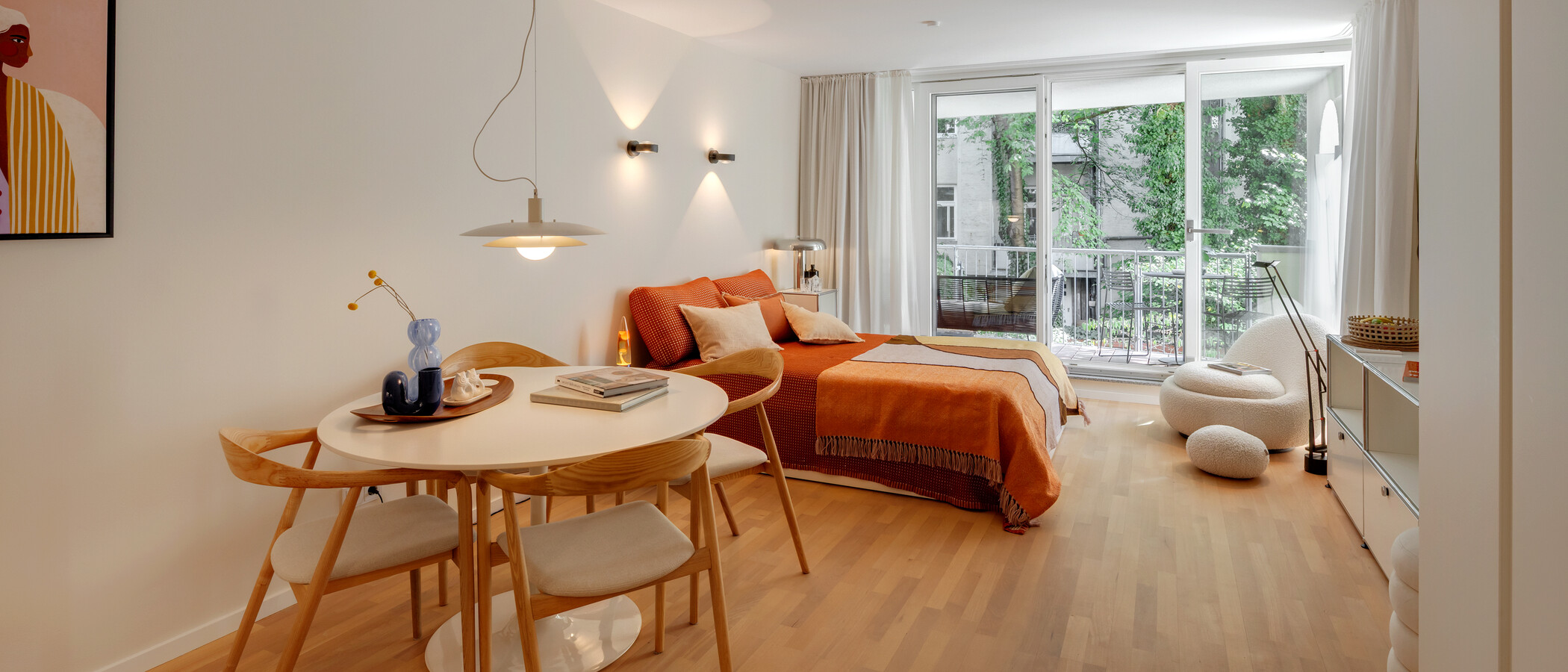 квартира München Schwabing-West (rund um den Hohenzollernplatz) 01 жилое пространство 7964