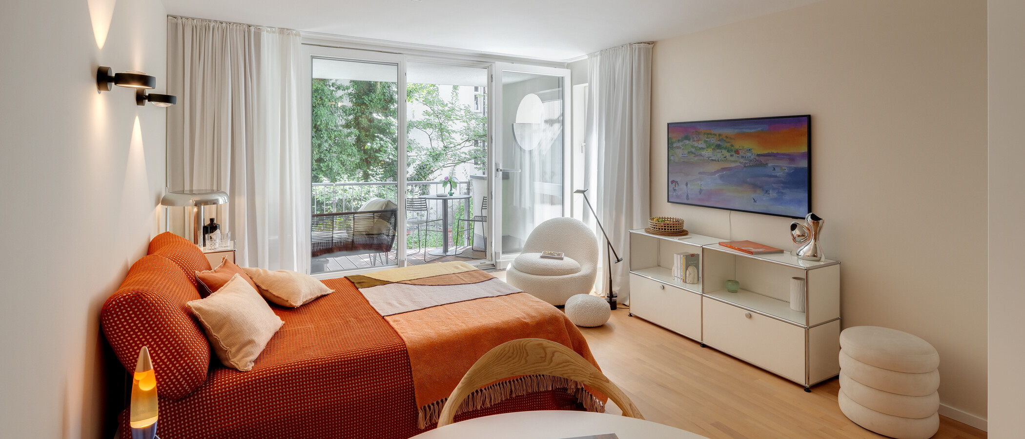 квартира München Schwabing-West (rund um den Hohenzollernplatz) 02 жилое пространство 7964