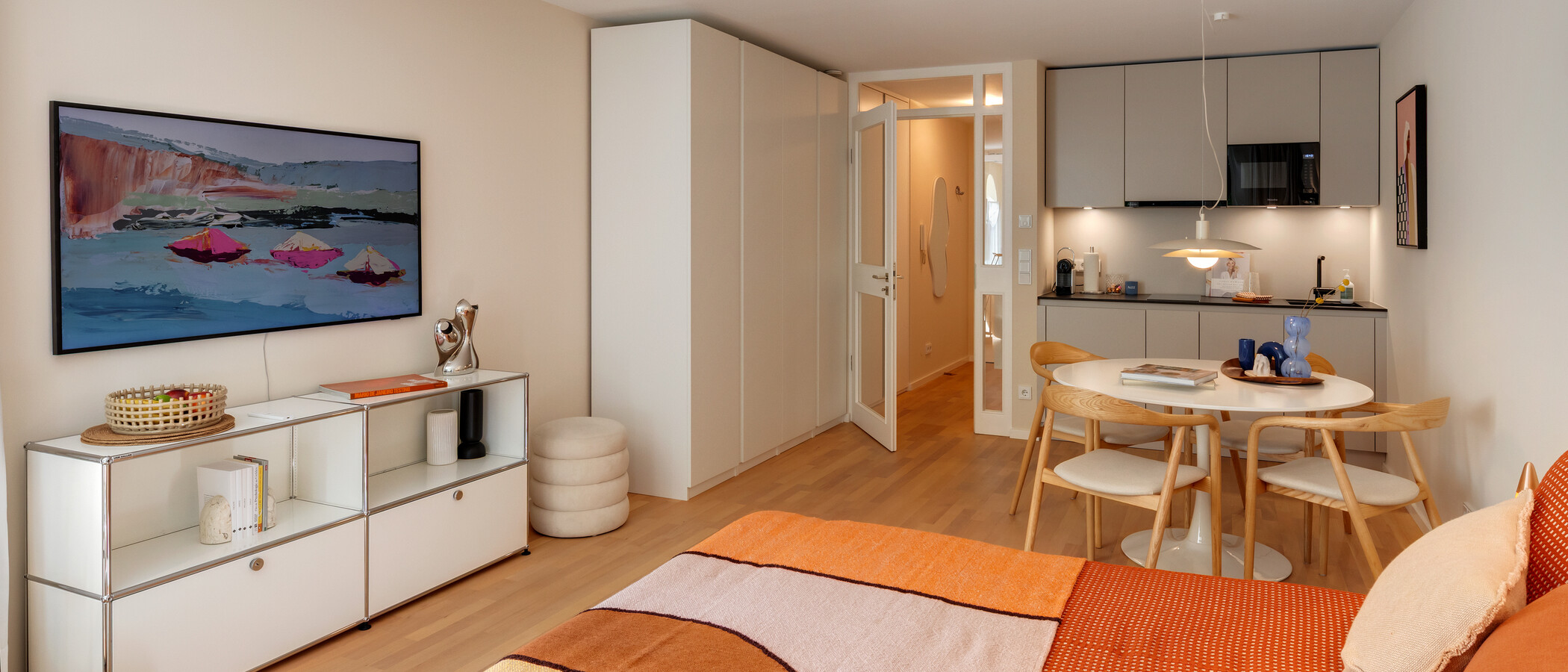 квартира München Schwabing-West (rund um den Hohenzollernplatz) 03 жилое пространство 7964