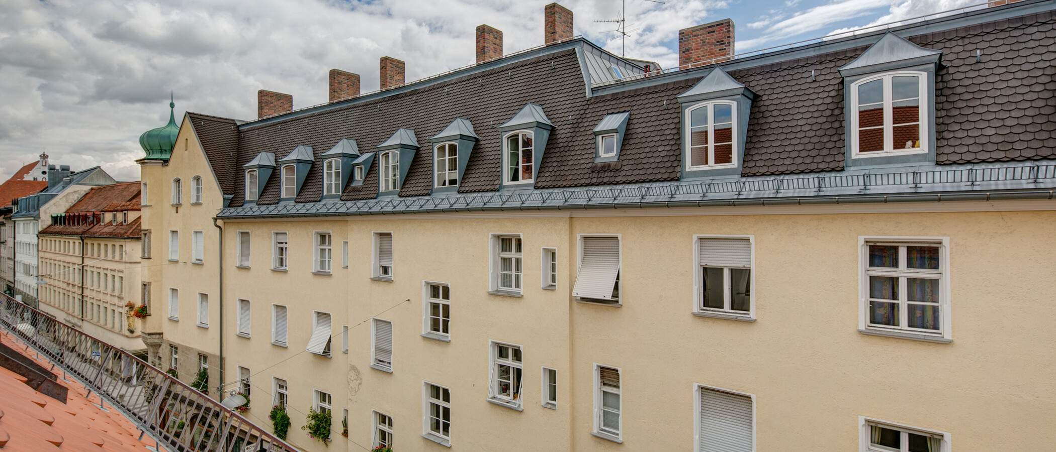 мансардная квартира München Altstadt 01 вид из окна 8000